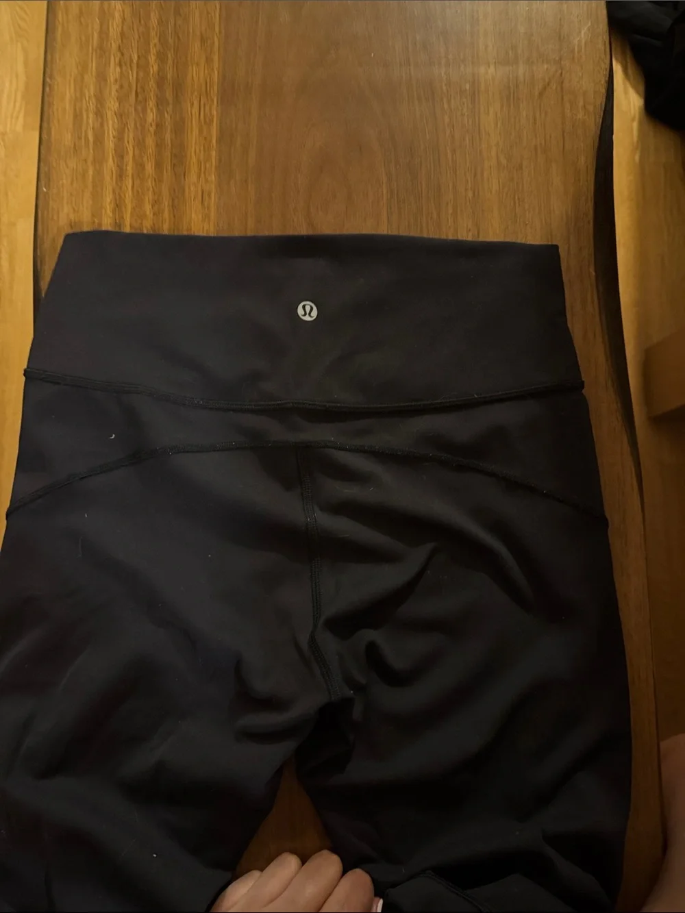 lululemon athletica black in movement 7/8 legging